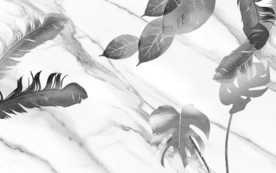 叶子高端唯美爵士白 TIF分层