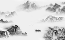 高档高端唯美山水 TIF分层