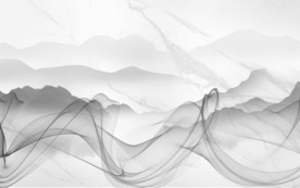 烟雾简约唯美山水 TIF分层