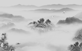 豪华意境唯美山水 TIF分层