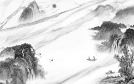 新款大气唯美山水 TIF分层