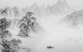 中式意境高端山水 TIF分层