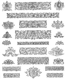 欧式花纹葡萄纹饰