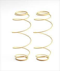 金色桶形弹簧