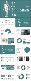 医疗医学人体结构动态PPT模板