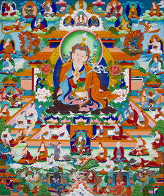 莲花生大师唐卡