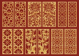 花纹隔断