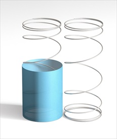 袋装弹簧素材图