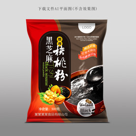 黑芝麻核桃粉