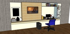 草图大师模型学习墙