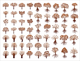 枯木树枝矢量合集