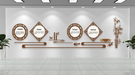 古风食堂文化墙