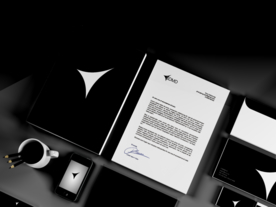 信纸名片VI样机