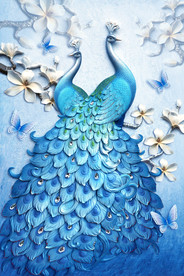 玄关梦幻孔雀