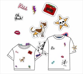 收音机 猫 骷髅头