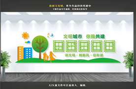 文明城市文化墙