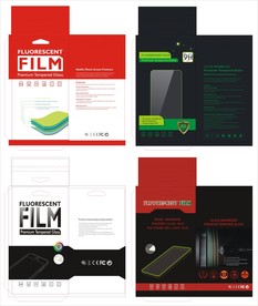 手机荧光膜包装