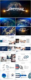 开场视频商务科技工作总结PPT