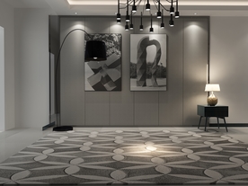 现代背景墙 客厅室内设计摄影墙