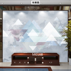 3D意境几何背景墙