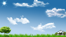 蓝天白云
