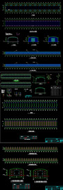 钢结构温室蔬菜大棚CAD施工图
