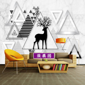 3D几何 麋鹿 三角