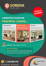 房地产酒店写字楼海报传单