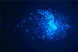 人脸AI智能科技背景