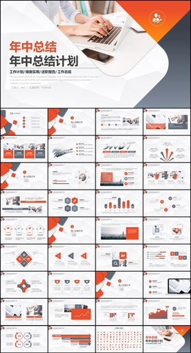 年中总结计划PPT