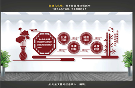 校园文化墙 学校文化