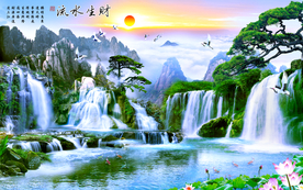 山水画 水墨山水画 意境山水画