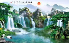 山水画 水墨山水画 意境山水画