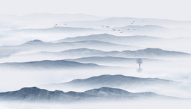 水墨山水画