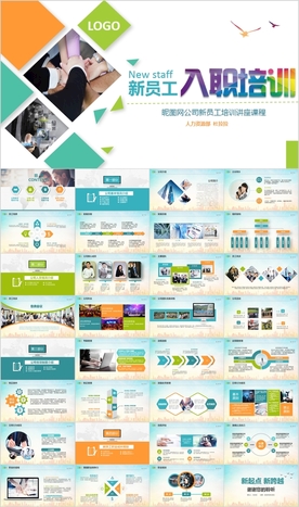 新员工入职培训ppt模板
