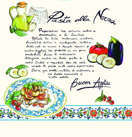 茄子食物 大牌方巾