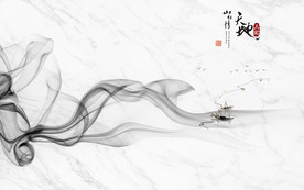 大理石纹抽象线条背景墙