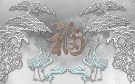 中式背景墙