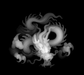 龙牌灰度图