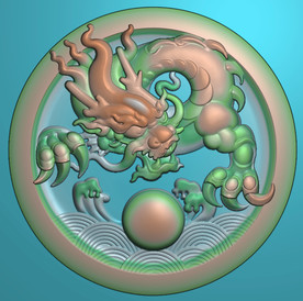 龙牌精雕图