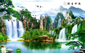 山水风景画
