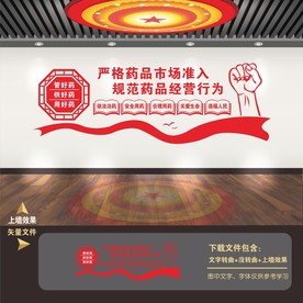 药品安全文化墙