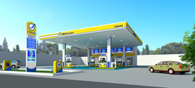 加油站建筑外观设计案例效果图