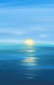 抽象海平面插画