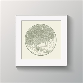 雕刻图案花纹装饰