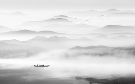 山水画 水墨山水画 意境山水画