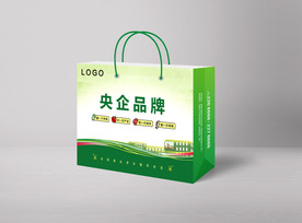 绿色农产品房地产手提袋