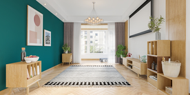 北欧客厅背景墙