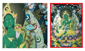 绿度母唐卡