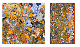 财神爷唐卡财宝天王 宗教